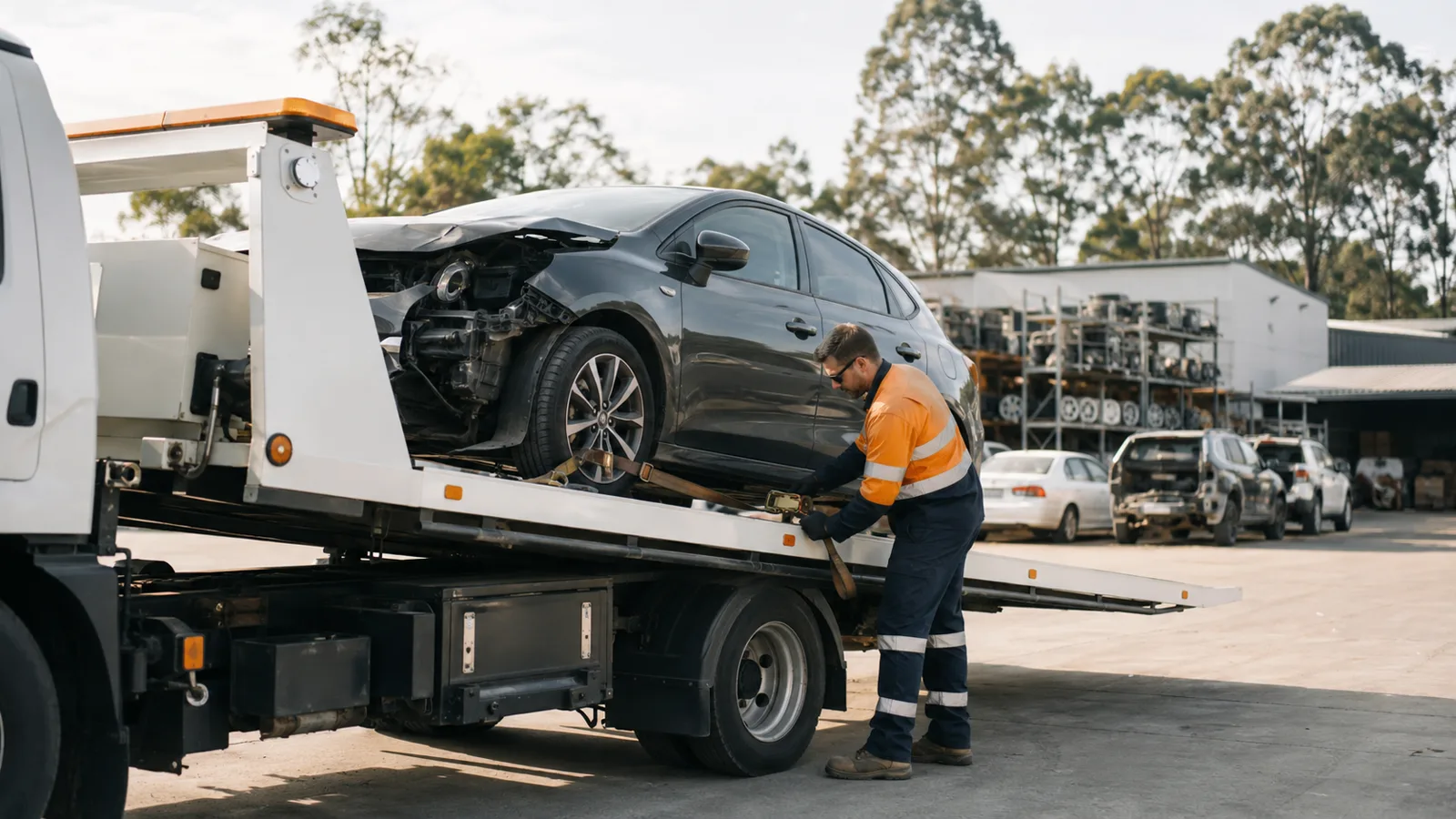 A1 National vehicle collection truck in Brisbane